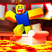 Игра Роблокс: пол это лава 1