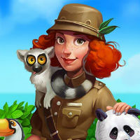 Игра Puzzle остров звери: три в ряд